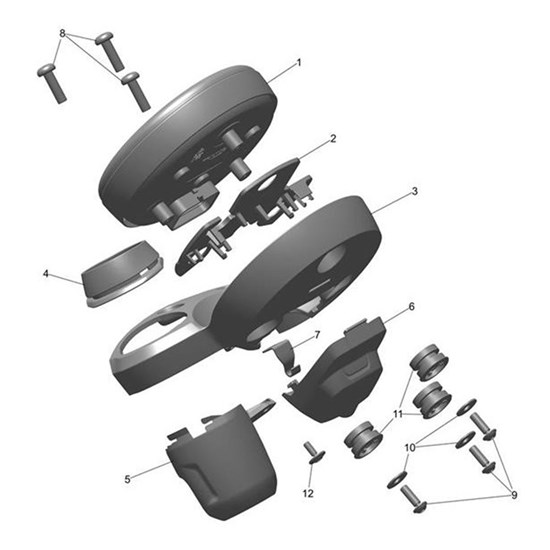 Bild von Bracket, USB-C, Moulding