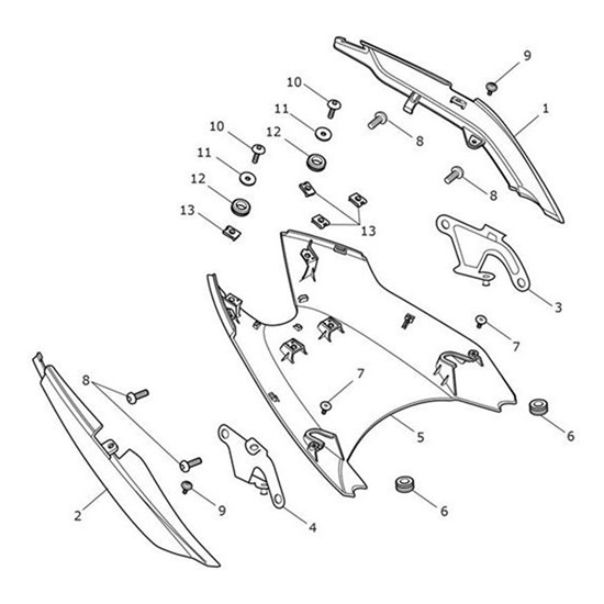 Bild von Bracket, Undertray, RH