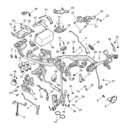 Bild von Bracket, Unfused Solenoid, Moulding