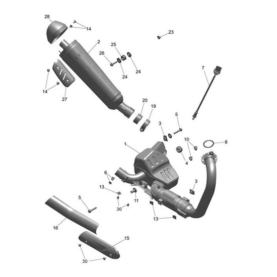 Bild von Bracket Assy, Muffler, Primary RH