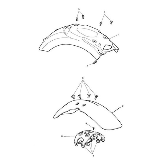 Bild von Bracket Mudguard