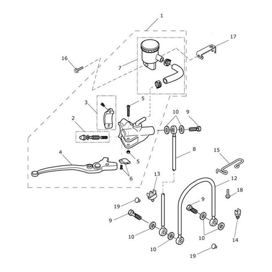 Bild von Braided Brake Hose