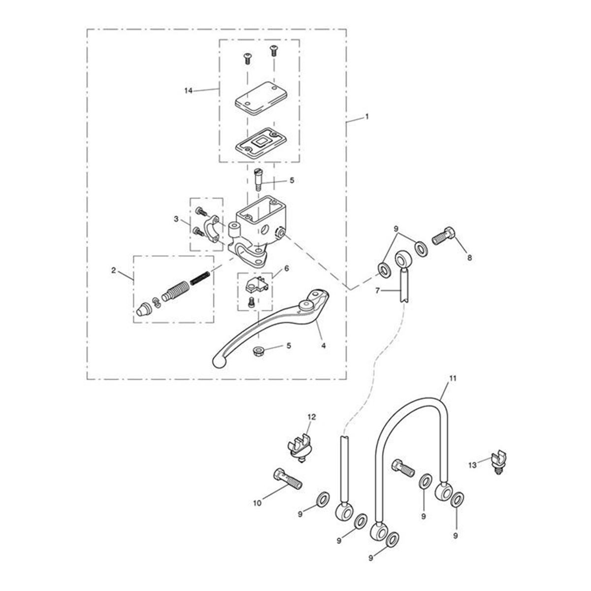 Bild von Braided Brake Hose