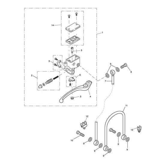 Bild von Braided Brake Hose