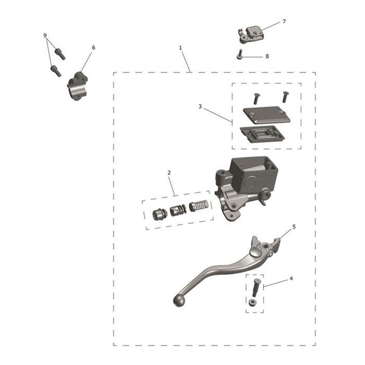 Bild von Brake, Master Cylinder Assy, 5/8