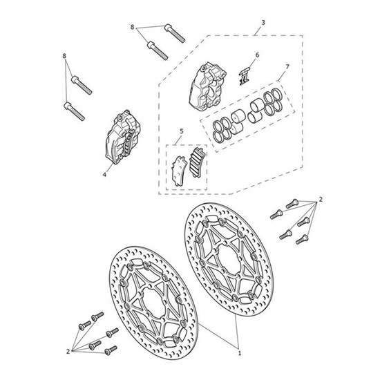 Bild von Brake Caliper LH, M4.30