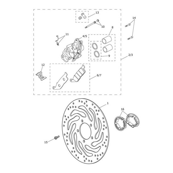 Bild von Brake Pad Set, LH