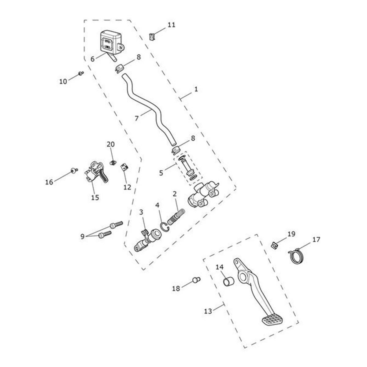 Bild von Brake Pedal, Black