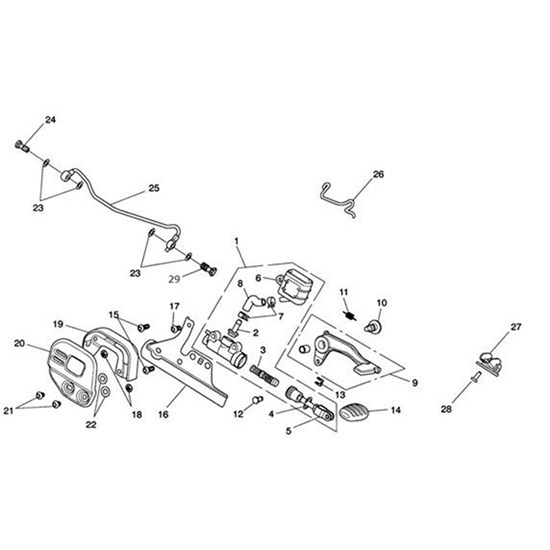 Bild von Brake Pedal Assy, Black