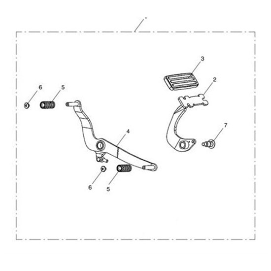 Bild von Brake Pedal Assy