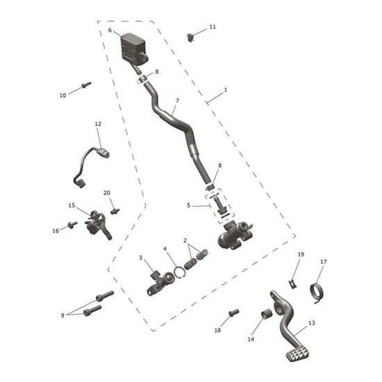 Bild von Brake Switch, SPDT