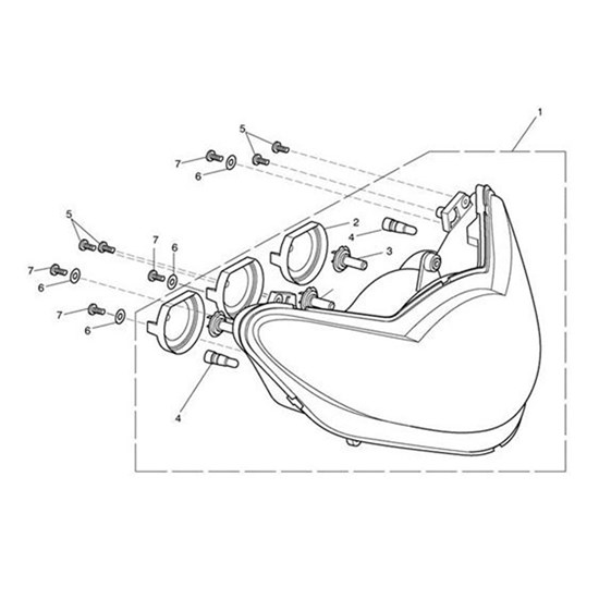 Bild von Bulb, Headlight, H7