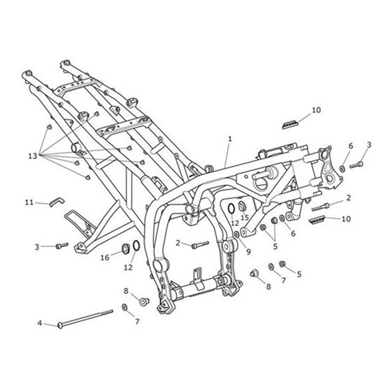 Bild von Bung, Frame Cross Beam, LH