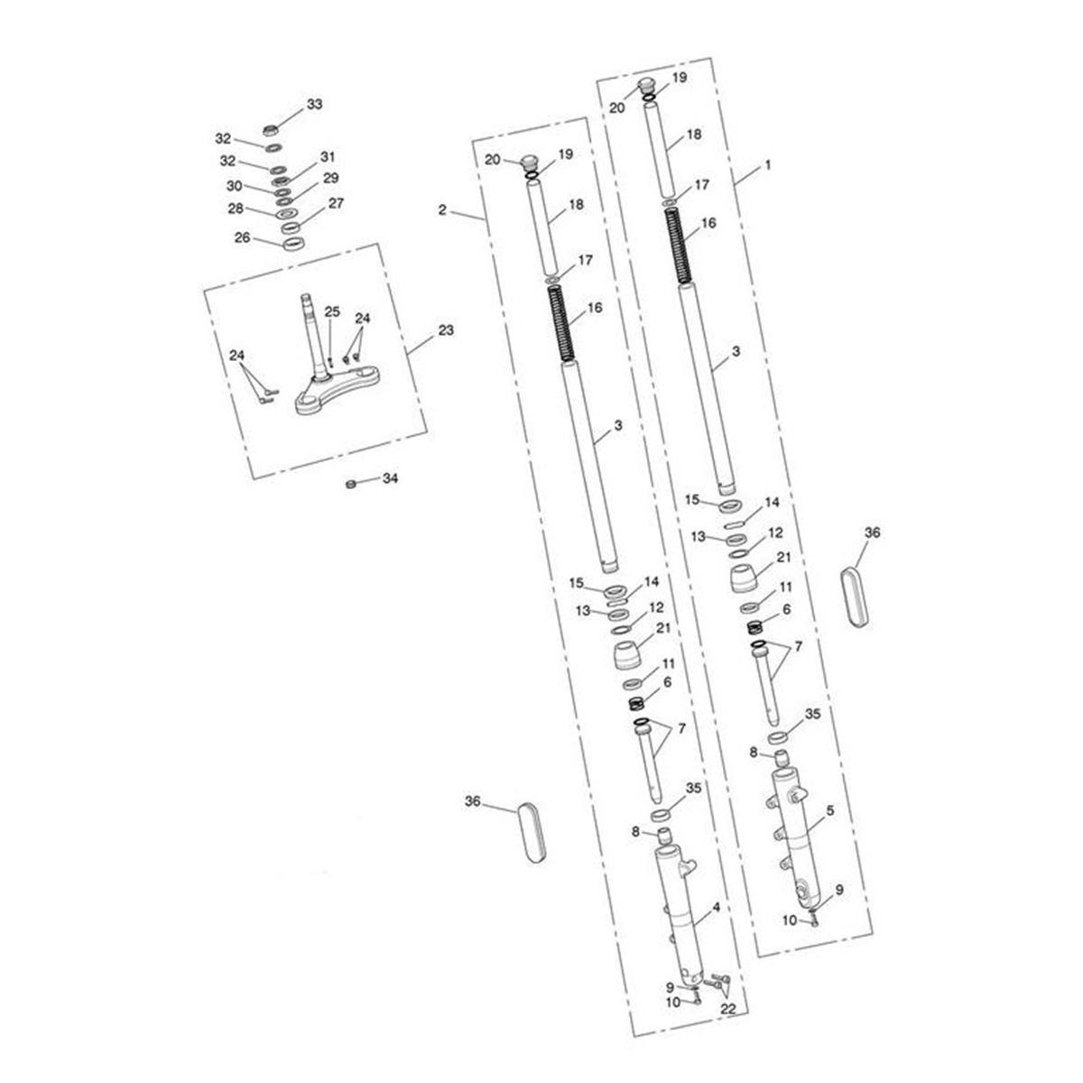 Bild von Bush, Front Fork