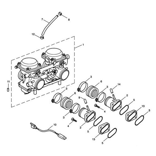 Bild von CARB ASSEMBLY,TWIN 36