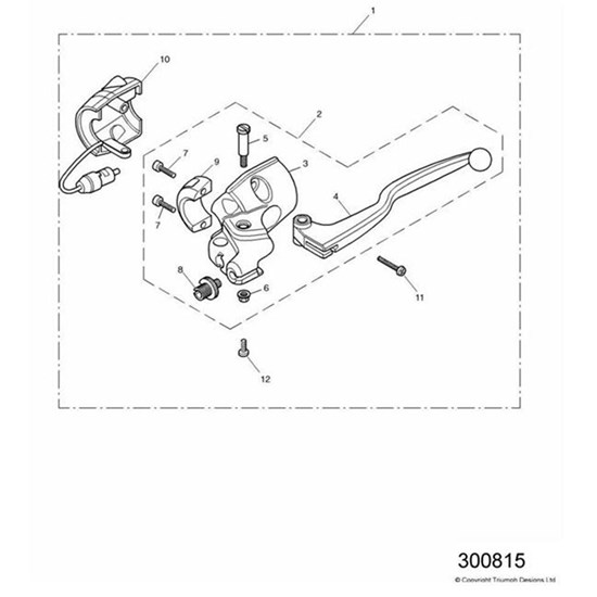 Bild von CLUTCH LEVER ASSEMBLY