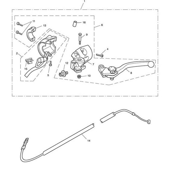 Bild von CLUTCH LEVER ASSY