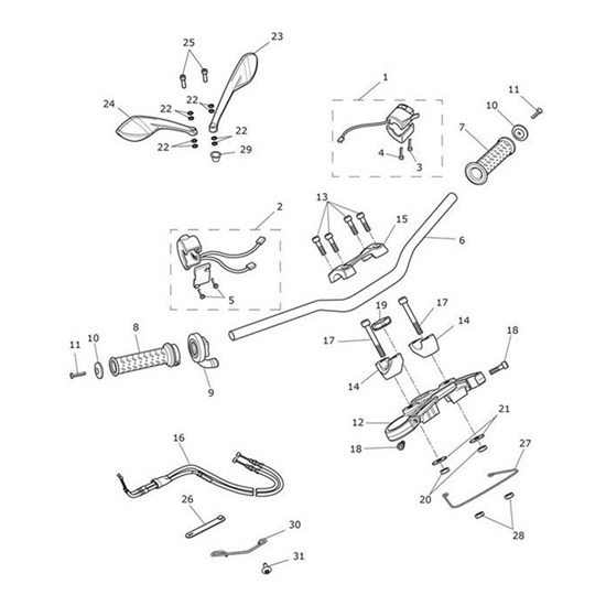 Bild von Cable, Throttle, Twin