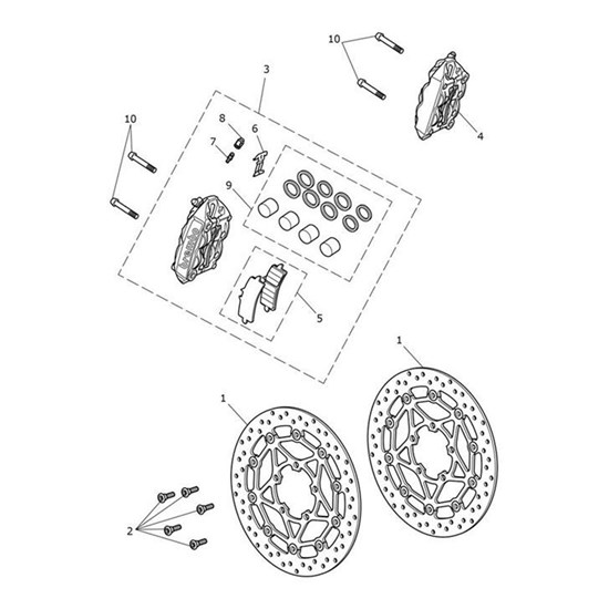 Bild von Caliper, Brake, RH, M50