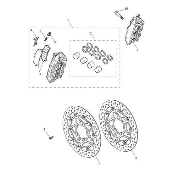 Bild von Caliper Assy, RH