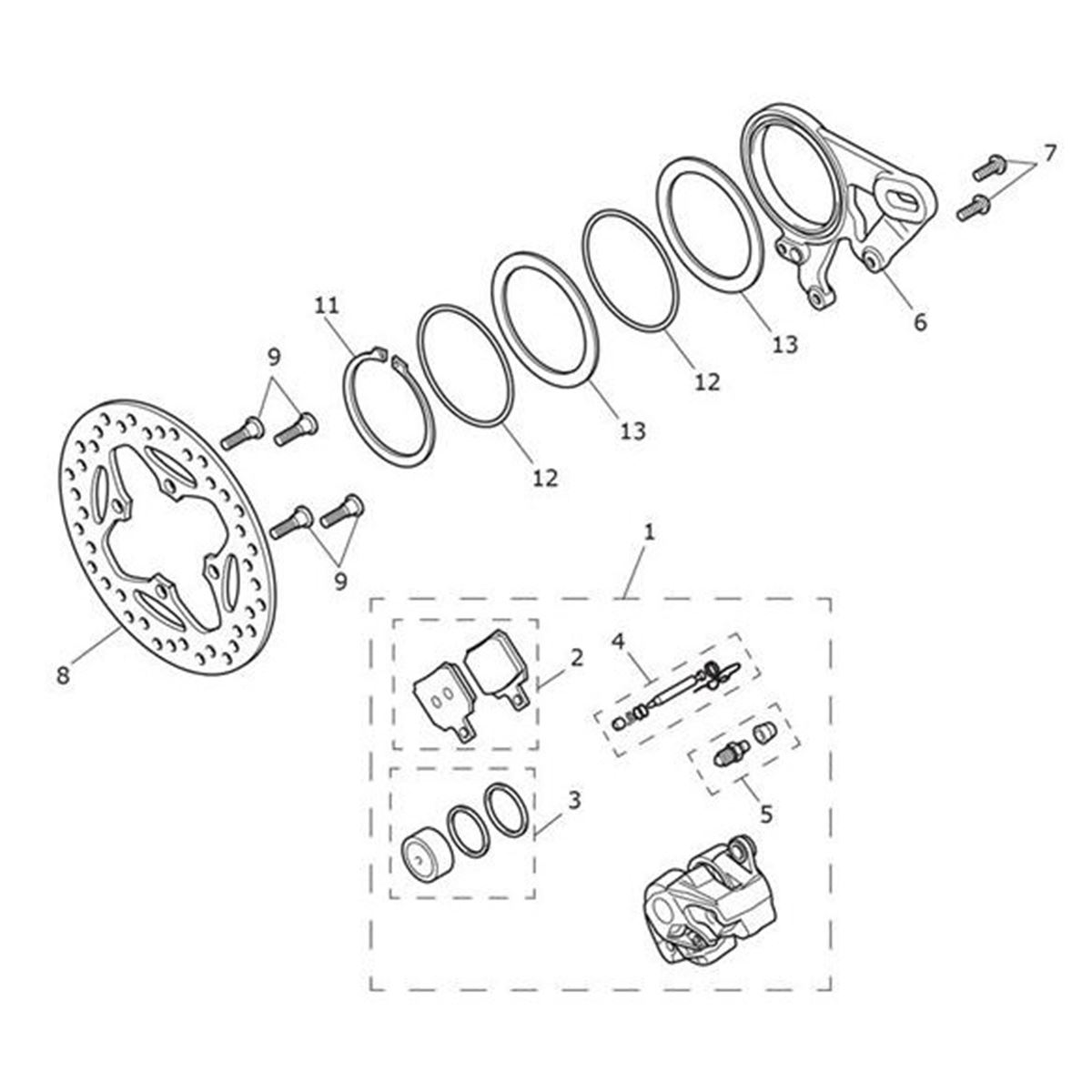 Bild von Caliper Carrier, Rear