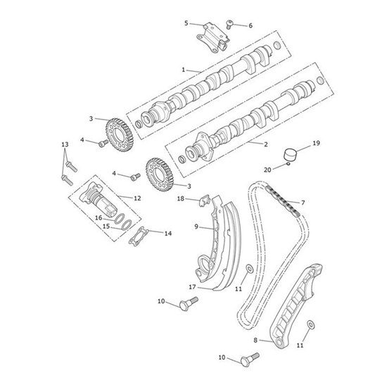 Bild von Cam Blade, Rear, Facing