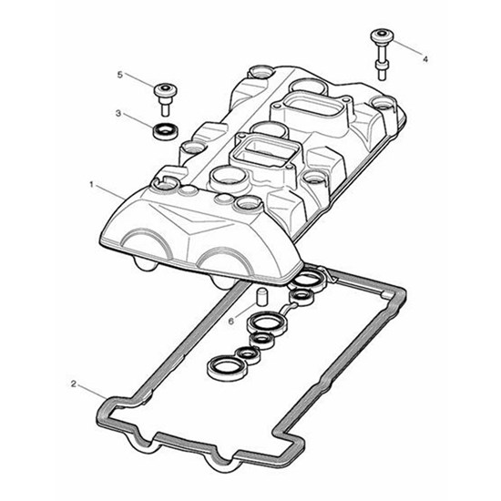 Bild von Cam Cover, M/C, Mg, Blk