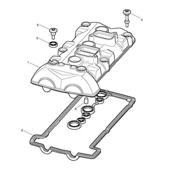 Bild von Cam Cover, M/C, SAI, Blk