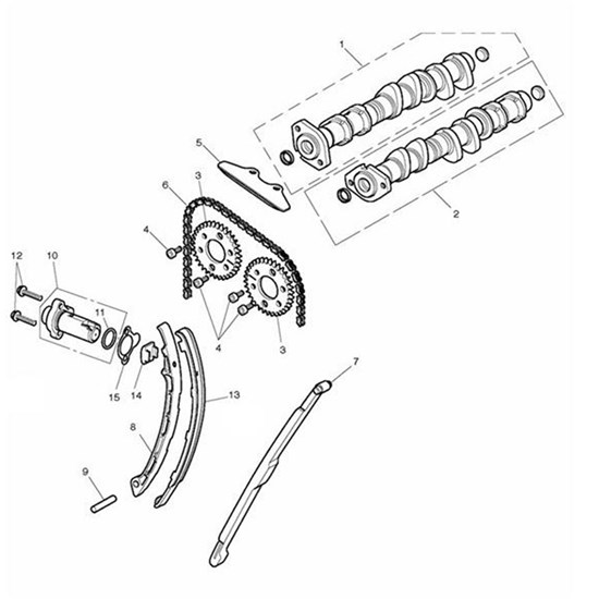 Bild von Camshaft Assy, Inlet, OTL