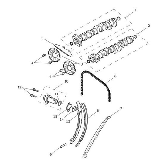 Bild von Camshaft Exhaust Assy, OTL