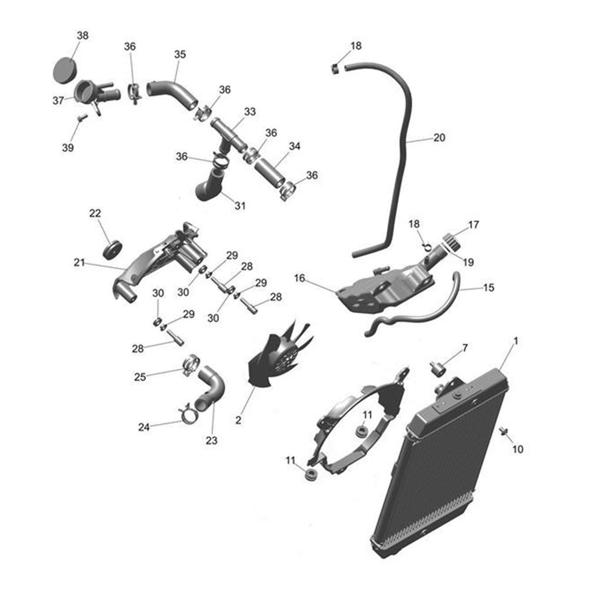 Bild von Cap Assembly Radiator