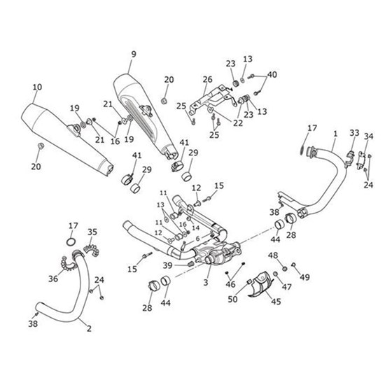 Bild von Catalyst Box Link Pipe Assy, US