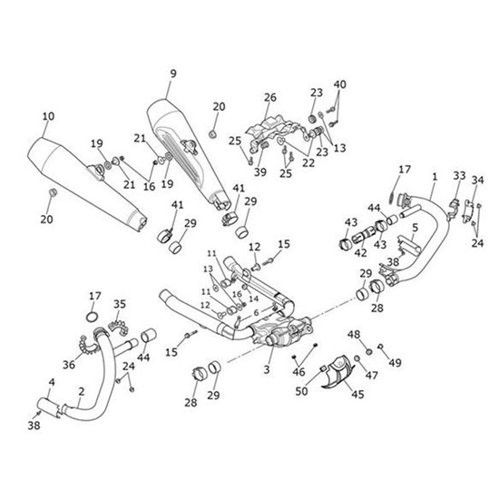 Bild von Catalyst Box Link Pipe Assy