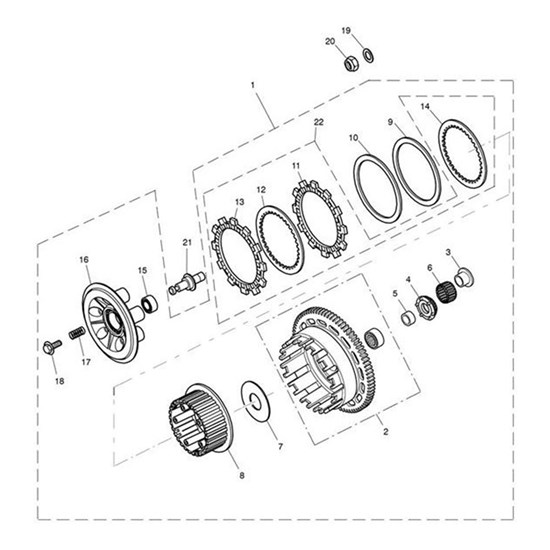 Bild von Centre Drum, Clutch