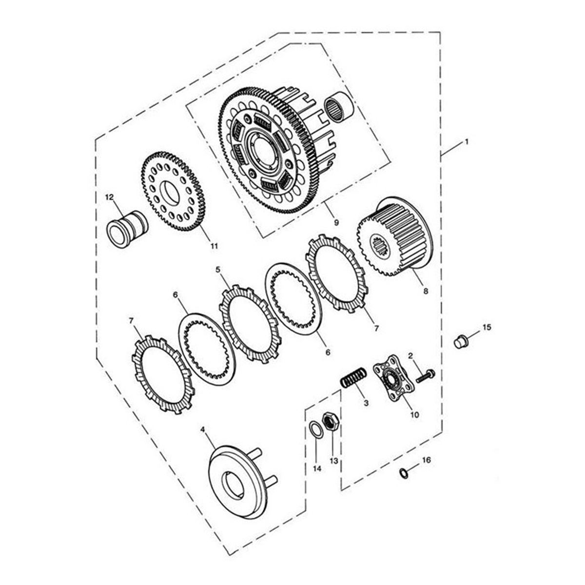 Bild von Centre Drum, Clutch