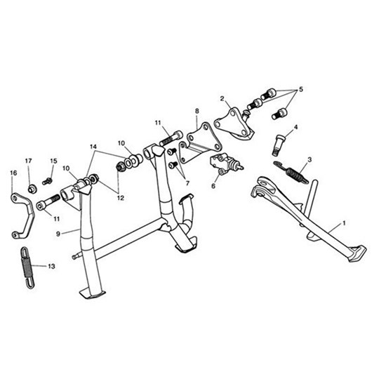 Bild von Centrestand Assy