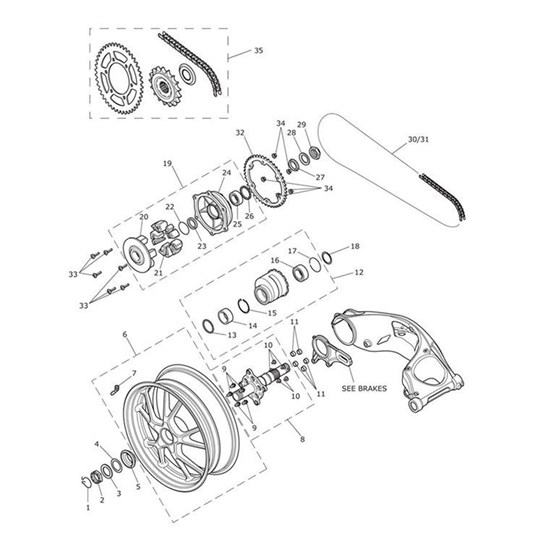 Bild von Chain & Sprocket Kit, 108/43/18