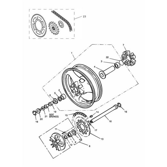 Bild von Chain & Sprocket Kit, 110/43/17 G