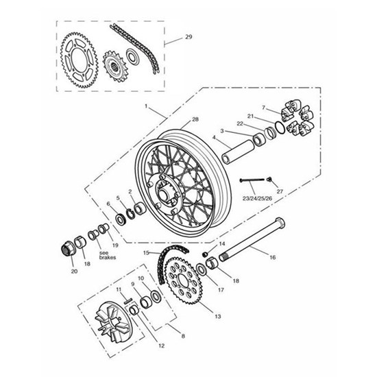 Bild von Chain & Sprocket Kit, 110/43/17