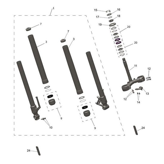Bild von Clamp, Brake Hose