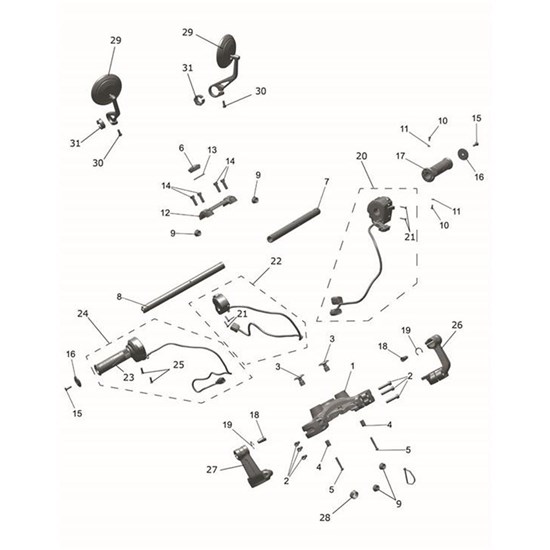 Bild von Clamp, Clip Ons, RH