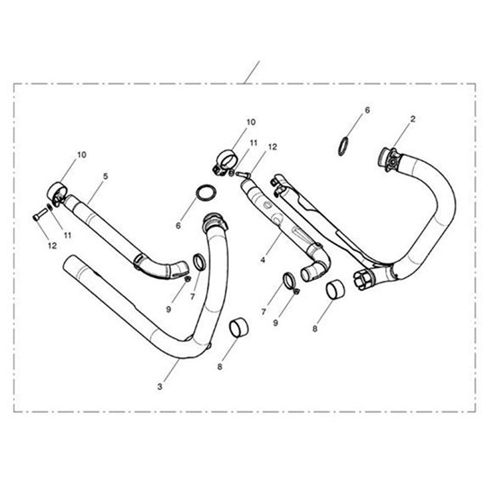Bild von Clamp, Exhaust, Black
