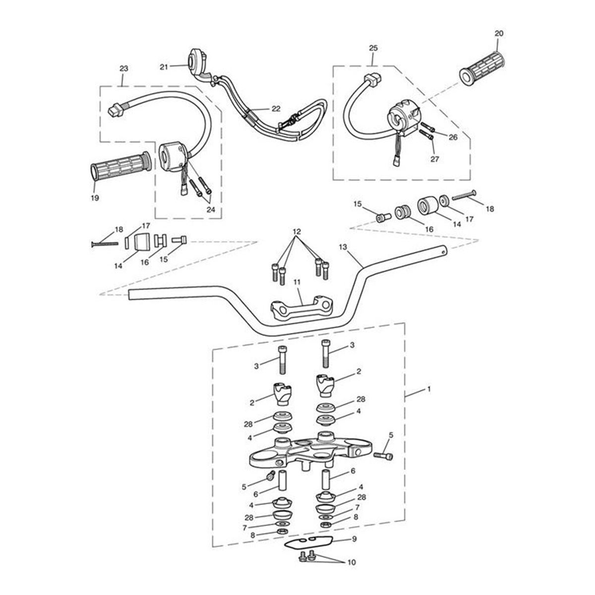 Bild von Clamp, Handlbar, Upper