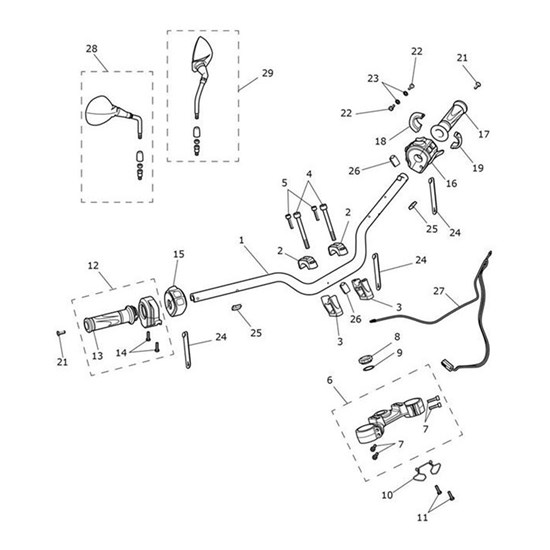 Bild von Clamp, Handlebar, Upper