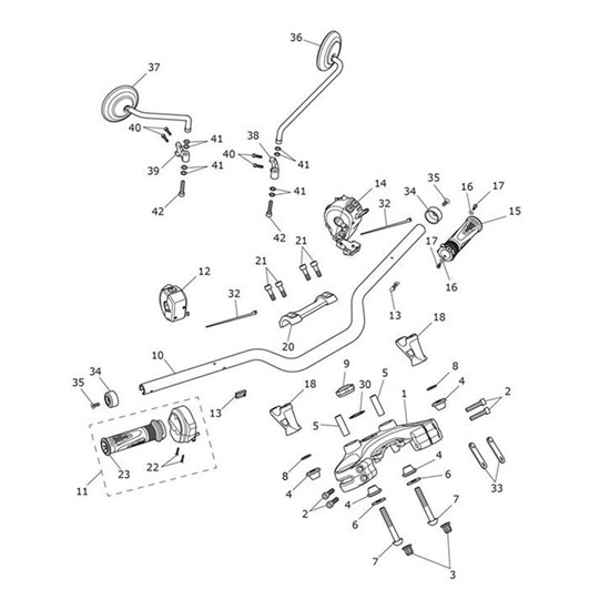 Bild von Clamp, Handlebar Upper