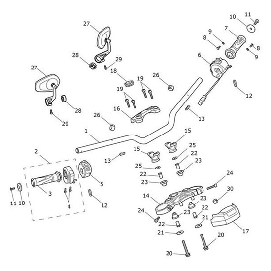 Bild von Clamp, Handlebar