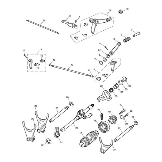 Bild von Clamp, Linkage, Gearchange