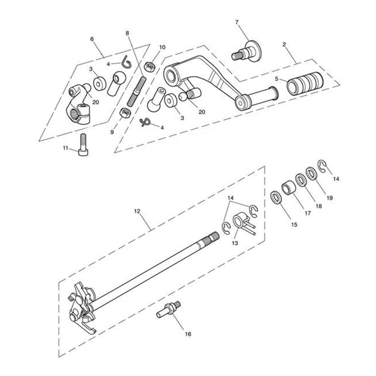 Bild von Clamp Assy, Linkage