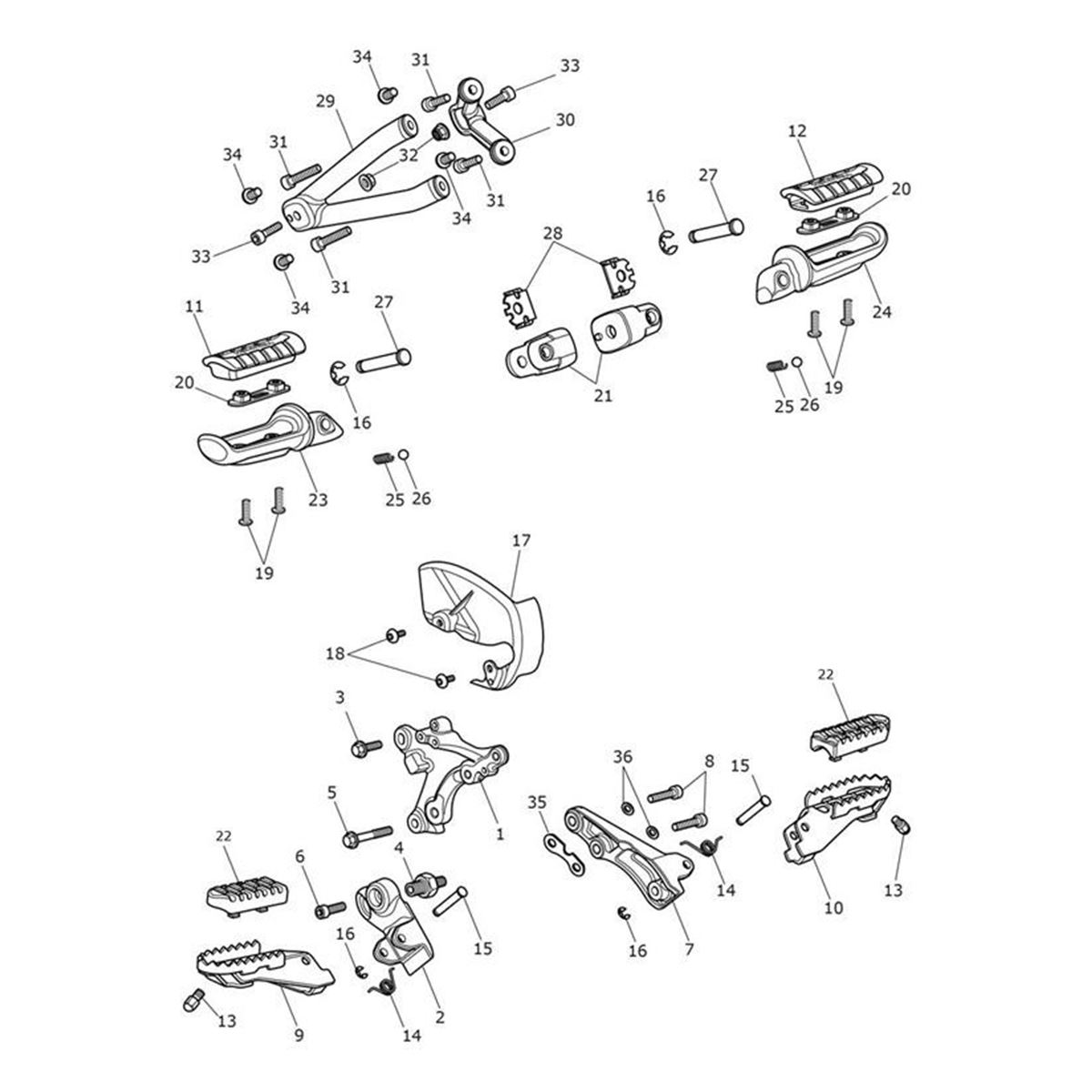 Bild von Clevis, LH, Powder Coated