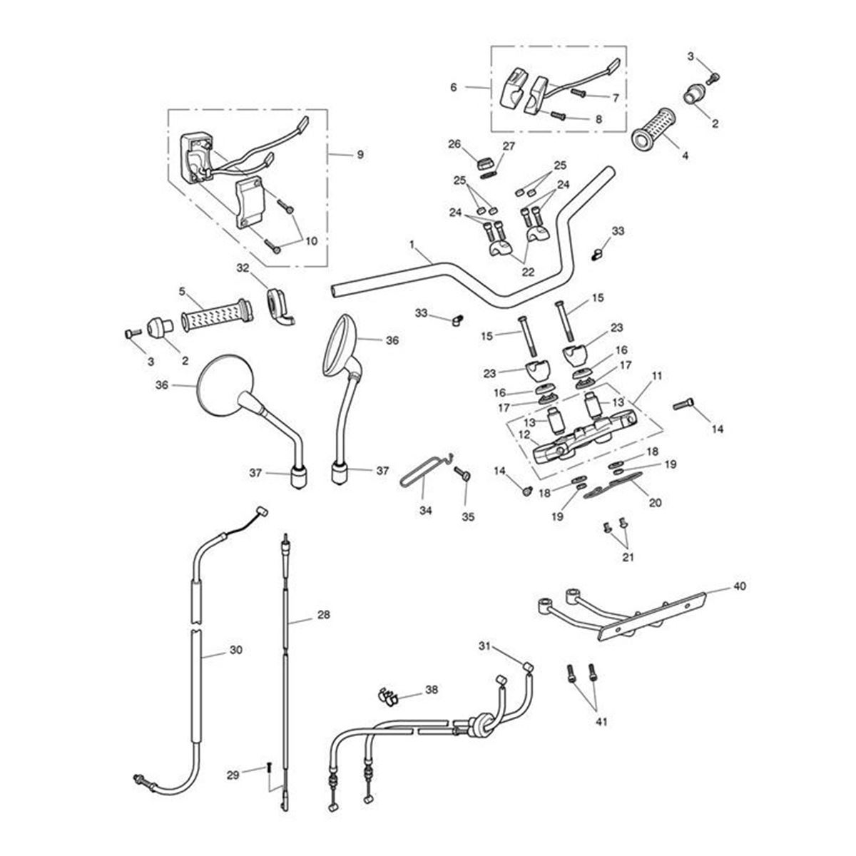 Bild von Clip, Cable, 12mm, T-Stud